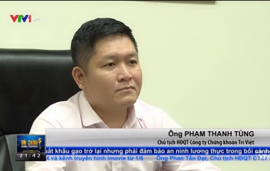 TVB Ông Phạm Thanh Tùng - Chủ tịch HĐQT Công ty CP Tập đoàn Quản lý Tài sản Trí Việt (TCORP) kiêm Chủ tịch HĐQT Công ty CP Chứng khoán Trí Việt (TVB) trao đổi về dự thảo sửa đổi Nghị định 20 trong chương trình “Tài chính Kinh doanh” – VTV1